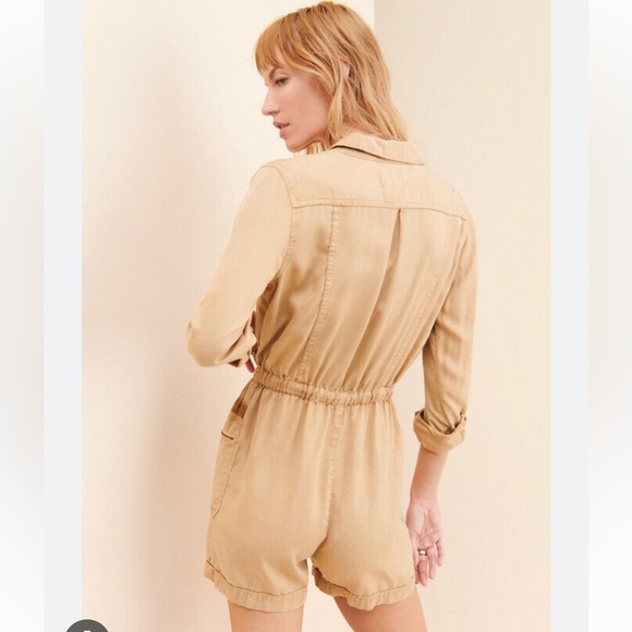 By Anthropologie Ivy Utility Romper - Picture 4 of 11